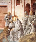 GOZZOLI, Benozzo, St Jerome Pulling a Thorn from a Lion's Paw sd